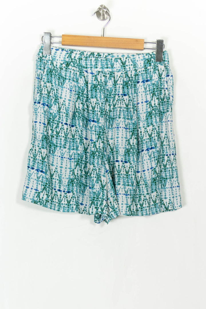 Short Bleu et Vert - Taille L/40 de la marque Caroll | PARAD108651 - Vendu par Paradigme - Image 2