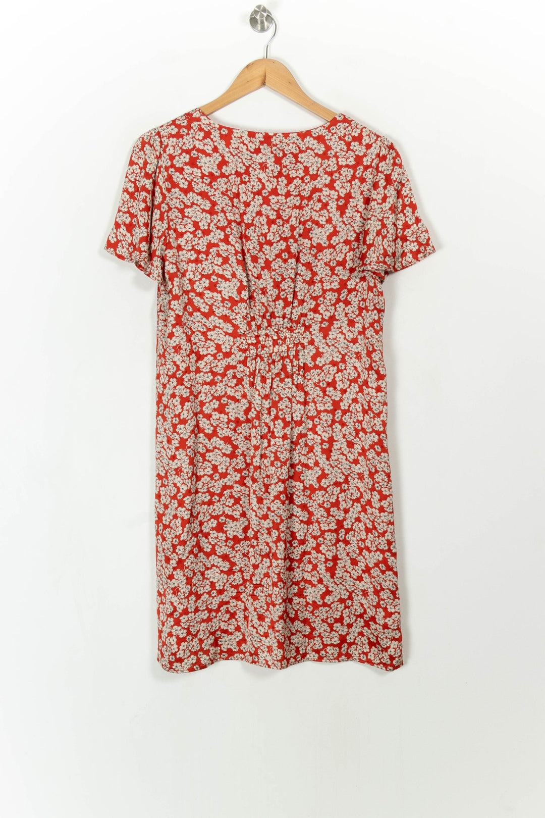 Robe Fleurie Rouge et Blanche - Taille L/40 de la marque Caroll | PARAD108653 - Vendu par Paradigme - Image 4