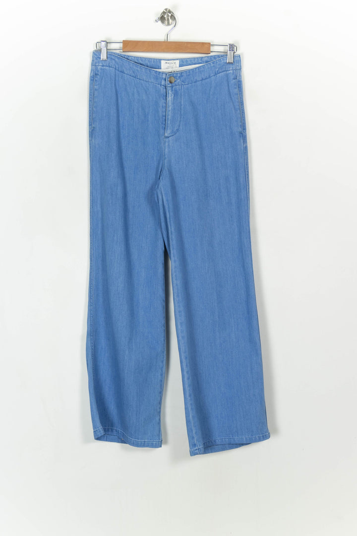 Jean Large Bleu - Taille M/38 de la marque Maison 123 | PARAD108654 - Vendu par Paradigme - Image 2