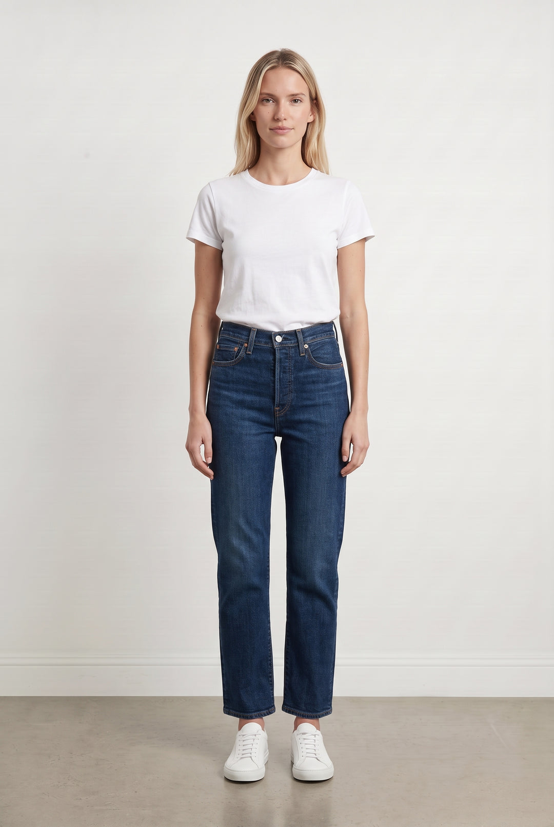 Jean Droit Bleu - Taille M/38 de la marque Levi's | PARAD108655 - Vendu par Paradigme - Image 1