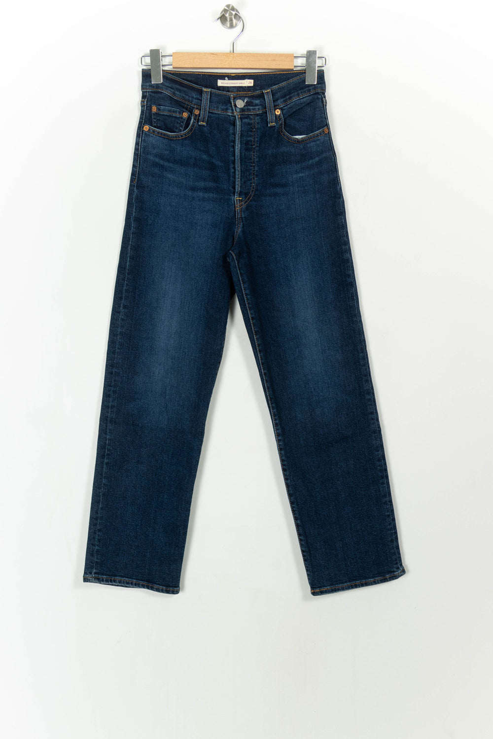 Jean Droit Bleu - Taille M/38 de la marque Levi's | PARAD108655 - Vendu par Paradigme - Image 2