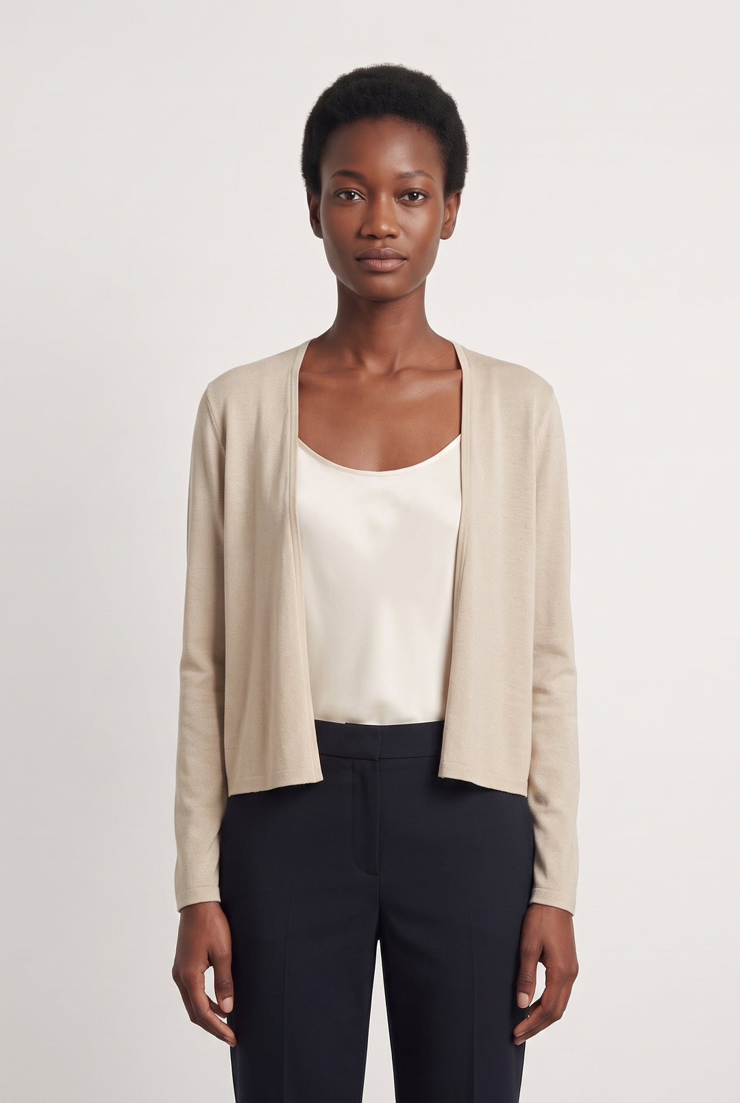 Cardigan Beige - Taille M/38 de la marque Caroll | PARAD108664 - Vendu par Paradigme - Image 1