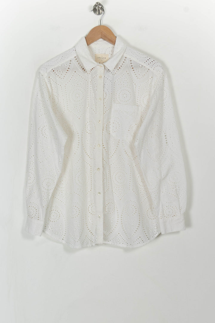 Chemise Blanche - Taille M/38 de la marque Sézane | PARAD108665 - Vendu par Paradigme - Image 2