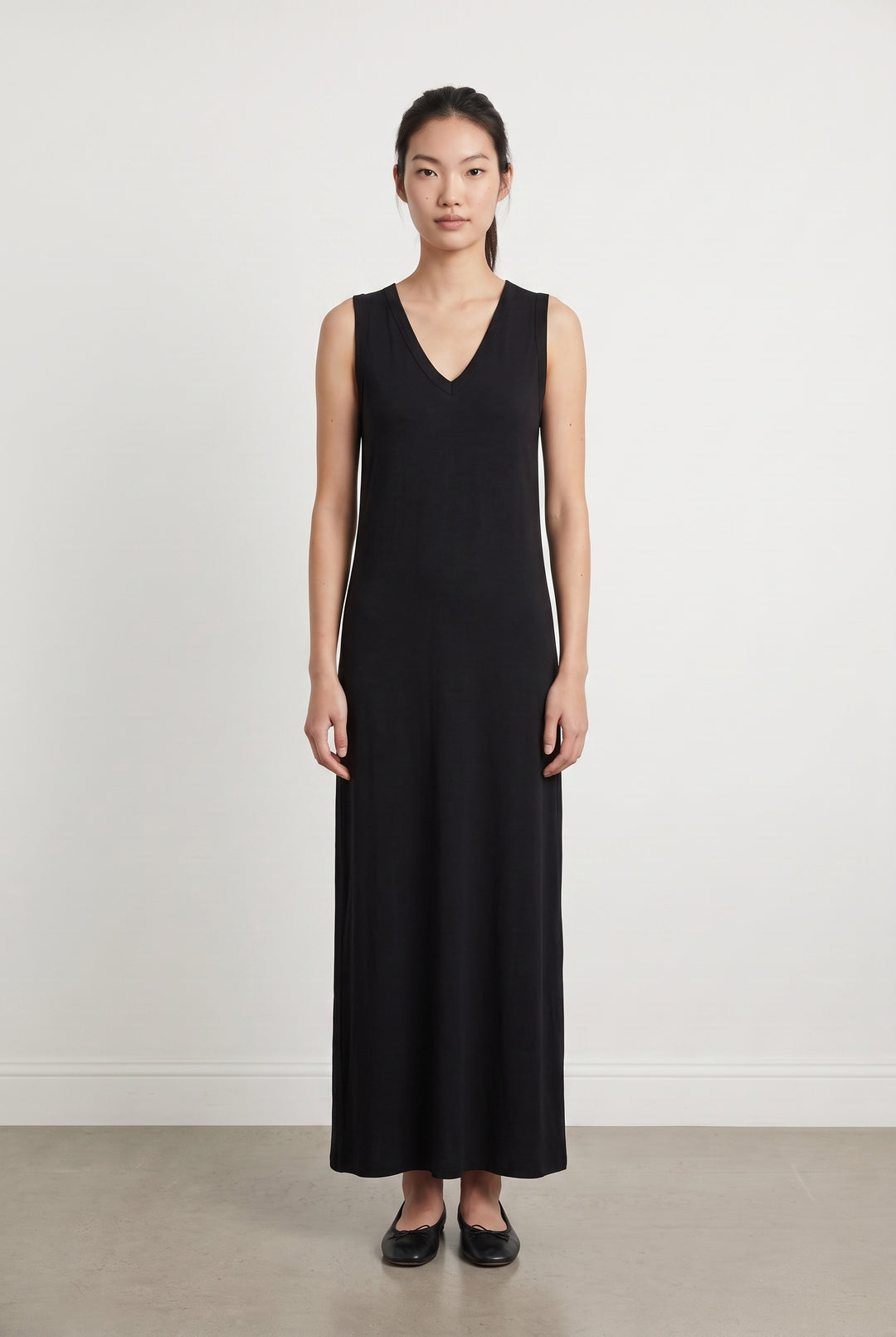 Robe Longue Noire - Taille M/38 de la marque Comptoir des Cotonniers | PARAD108668 - Vendu par Paradigme - Image 1