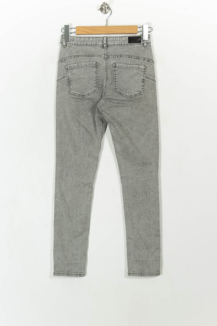 Jean Skinny Gris - Taille S/36 de la marque IKKS | PARAD108674 - Vendu par Paradigme - Image 4