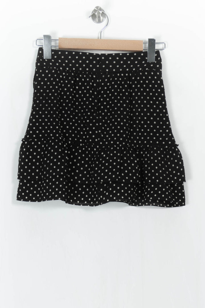 Jupe Courte Noire et Blanche - Taille XS/34 de la marque Sézane | PARAD108676 - Vendu par Paradigme - Image 4