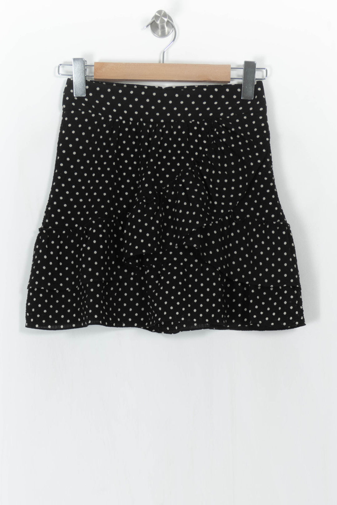 Jupe Courte Noire et Blanche - Taille XS/34 de la marque Sézane | PARAD108676 - Vendu par Paradigme - Image 2