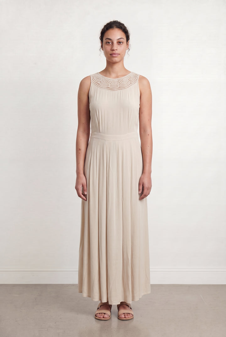Robe longue beige - Taille L/40 de la marque Gerard Darel | PARAD108680 - Vendu par Paradigme - Image 1
