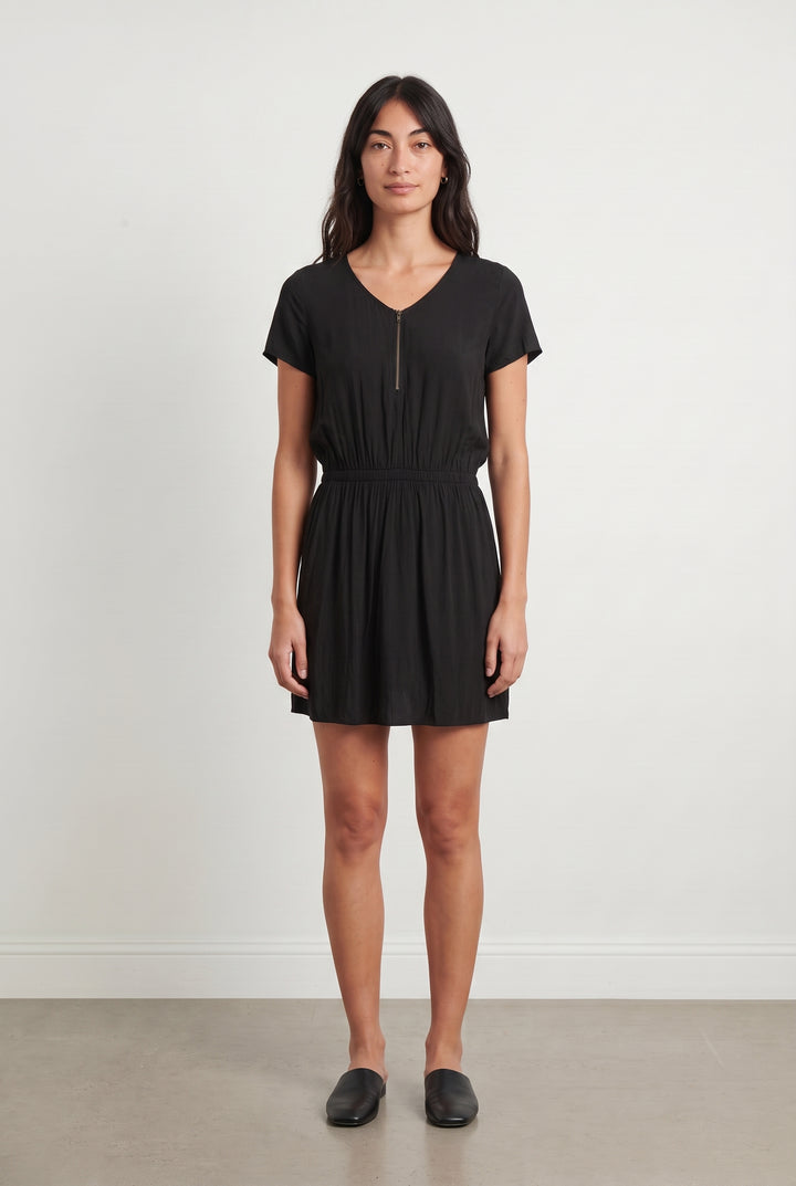Robe Courte Noire - Taille S/36 de la marque American Vintage | PARAD108685 - Vendu par Paradigme - Image 1