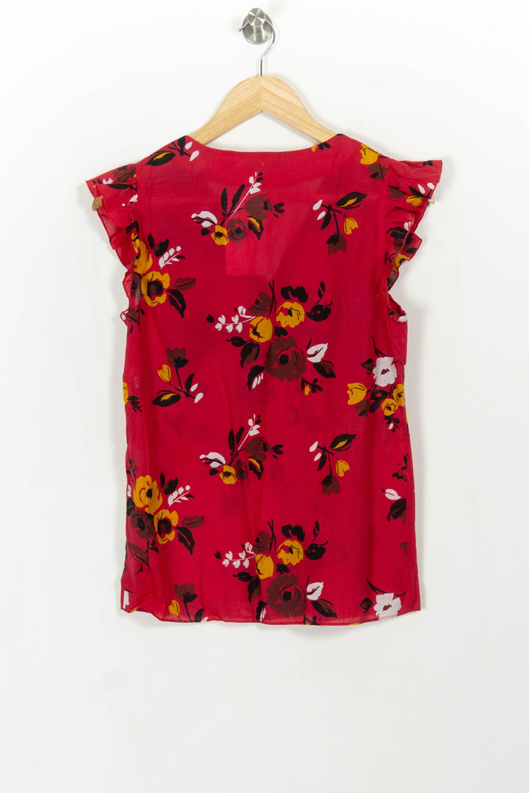 Blouse Rouge et Jaune - Taille S/36 de la marque Caroll | PARAD108687 - Vendu par Paradigme - Image 4