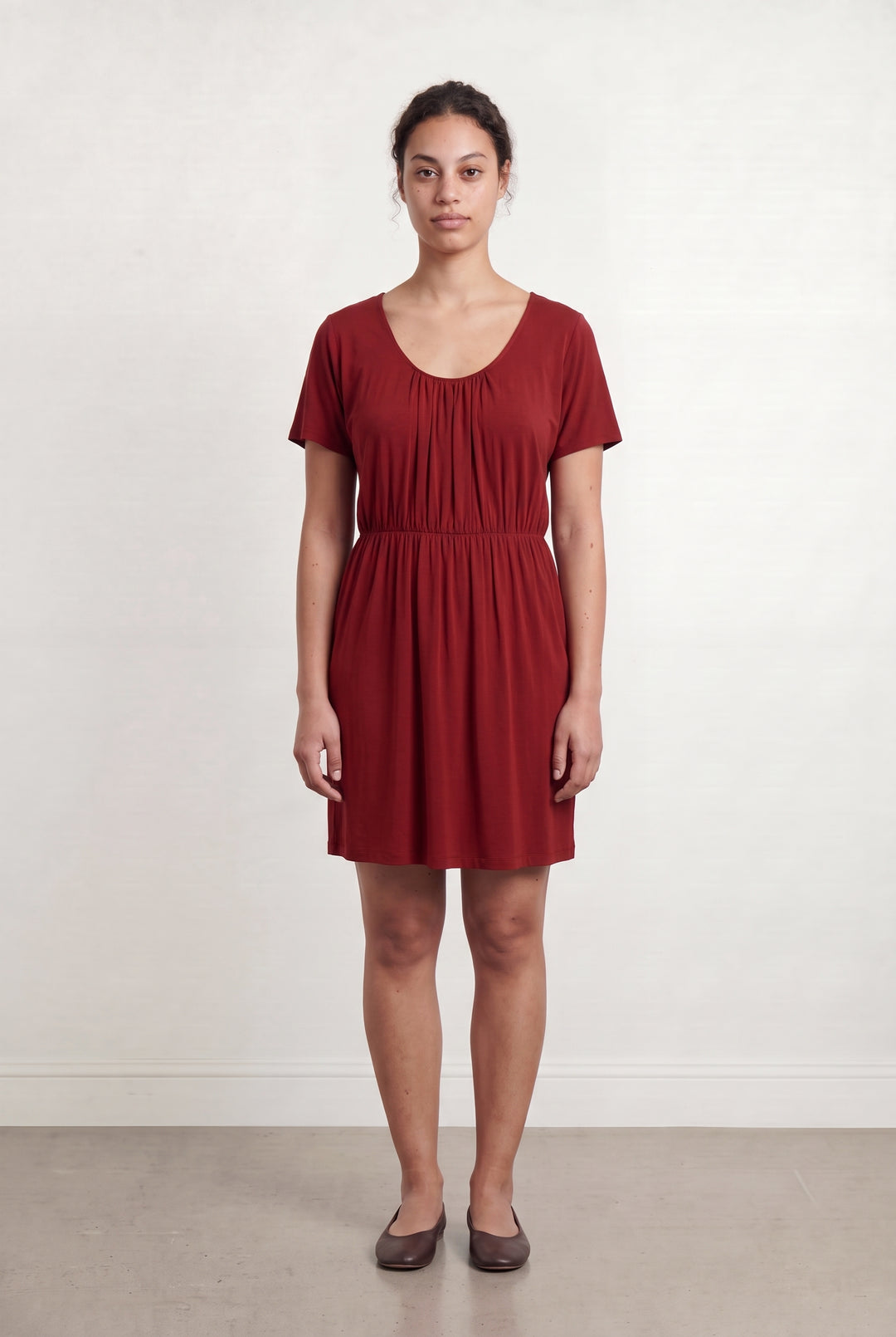 Robe Courte Bordeaux - Taille L/40 de la marque Comptoir des Cotonniers | PARAD108691 - Vendu par Paradigme - Image 1
