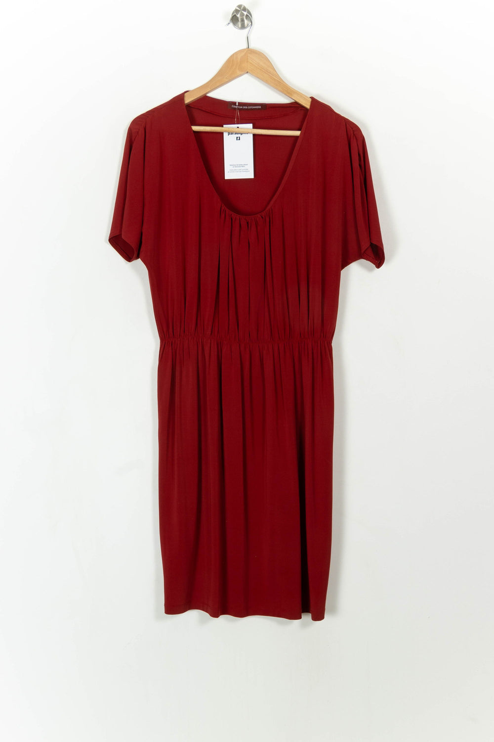 Robe Courte Bordeaux - Taille L/40 de la marque Comptoir des Cotonniers | PARAD108691 - Vendu par Paradigme - Image 2