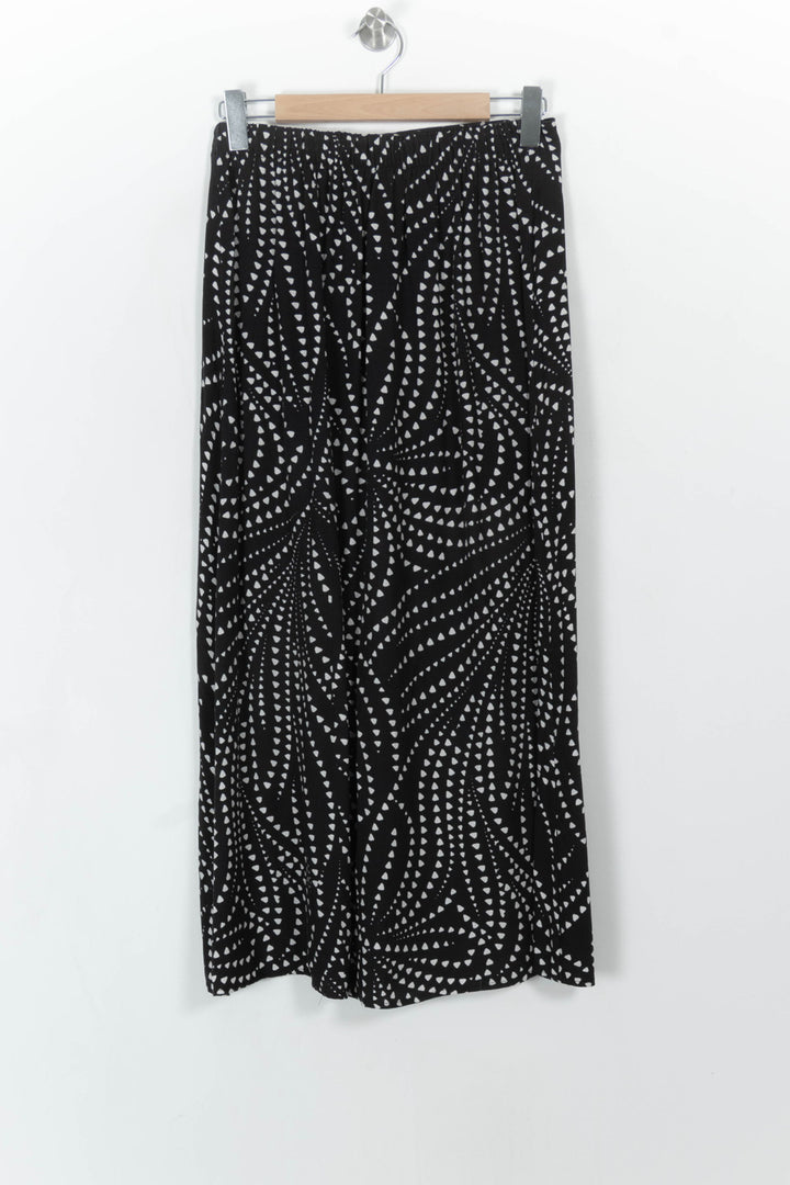 Jupe Longue Noire et Blanche - Taille M/38 de la marque La Fée Maraboutée | PARAD108700 - Vendu par Paradigme - Image 4