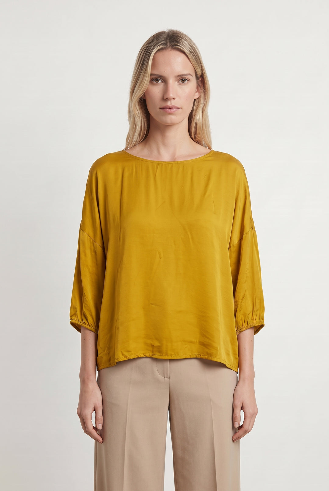 Blouse Jaune - Taille M/38 de la marque La Fée Maraboutée | PARAD108701 - Vendu par Paradigme - Image 1