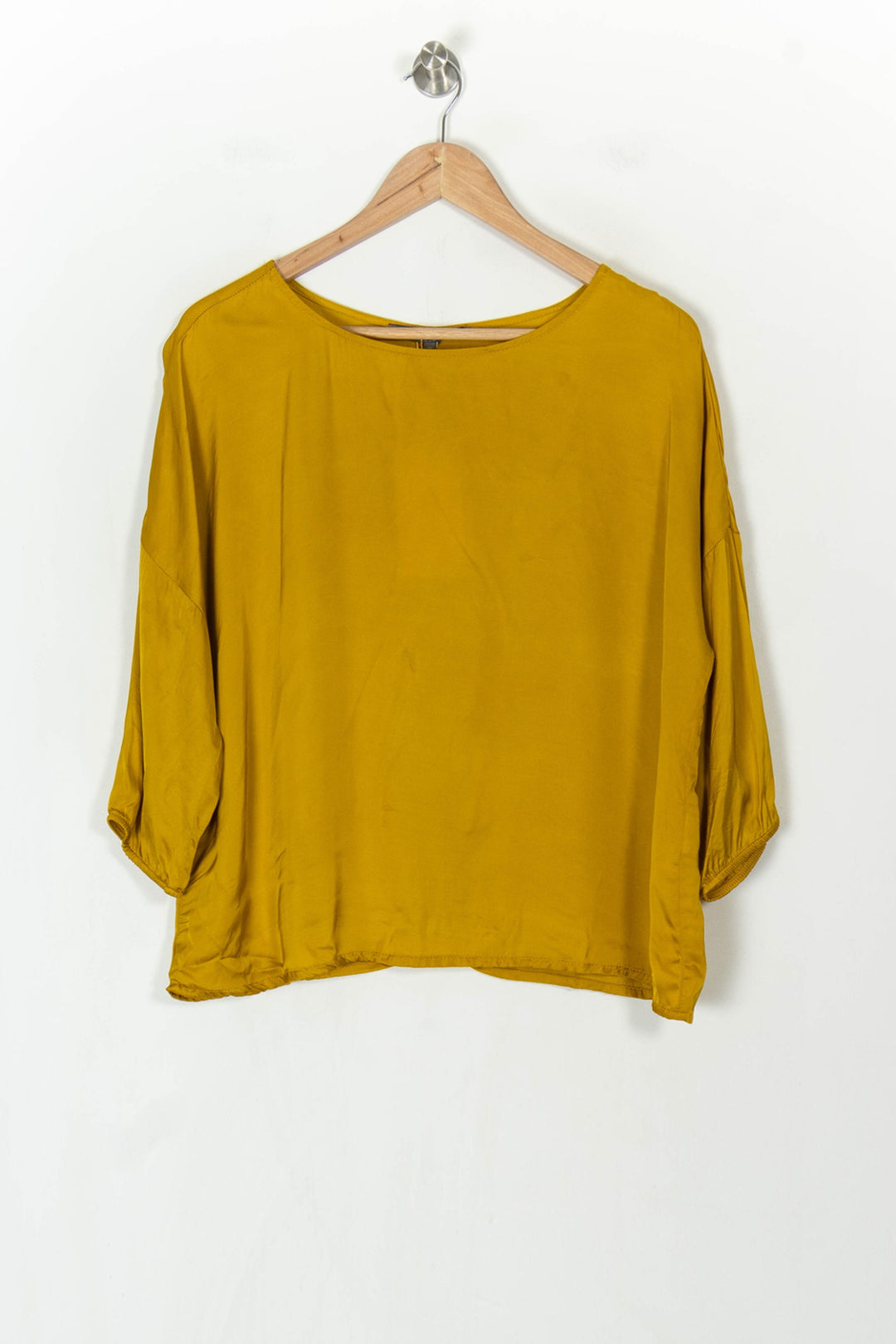 Blouse Jaune - Taille M/38 de la marque La Fée Maraboutée | PARAD108701 - Vendu par Paradigme - Image 2