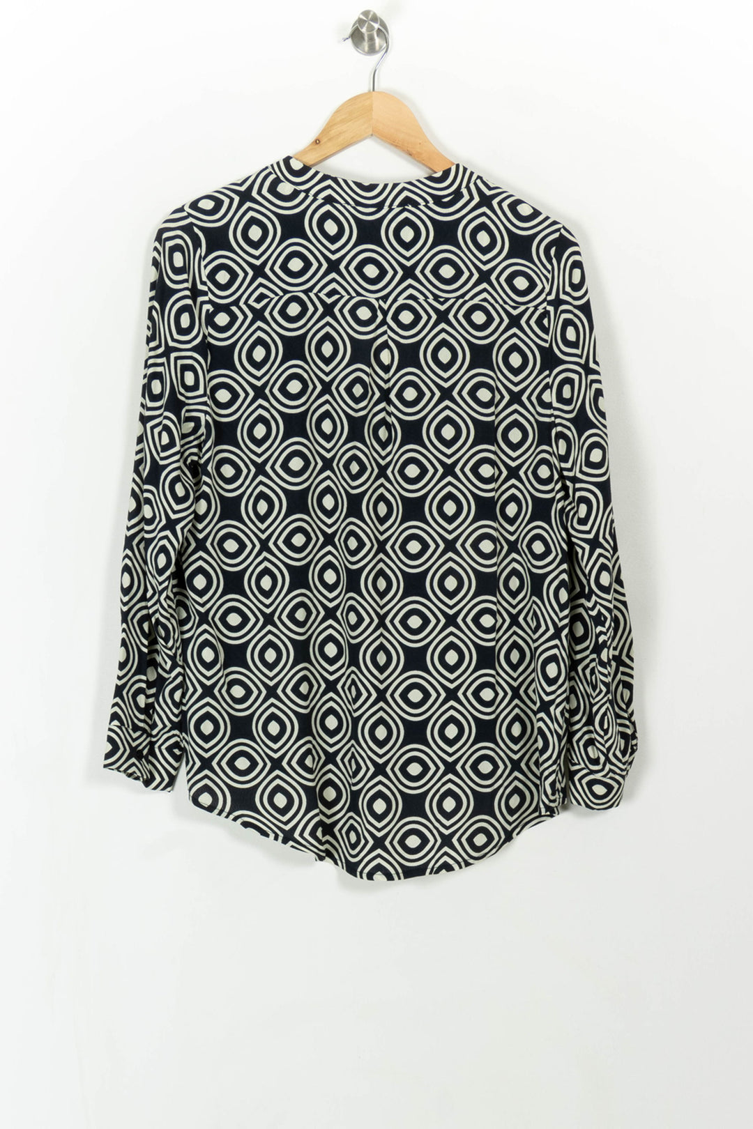 Chemisier Bleu et Blanc - Taille M/38 de la marque La Fée Maraboutée | PARAD108703 - Vendu par Paradigme - Image 4