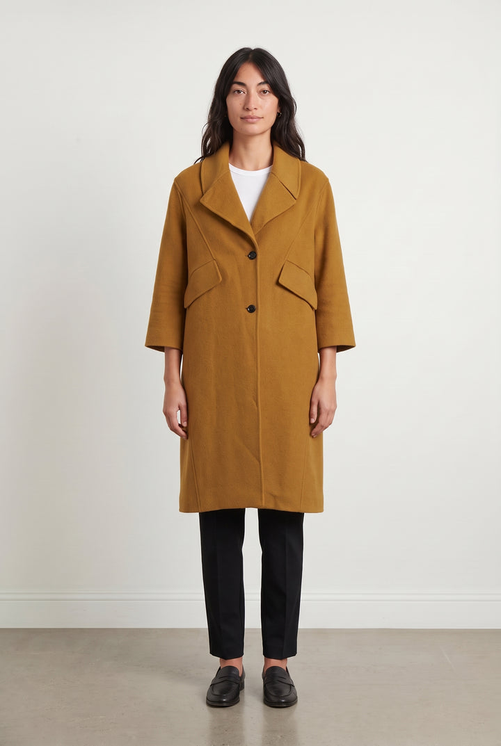 Manteau Marron - Taille XS/34 de la marque ba&sh | PARAD108715 - Vendu par Paradigme - Image 1