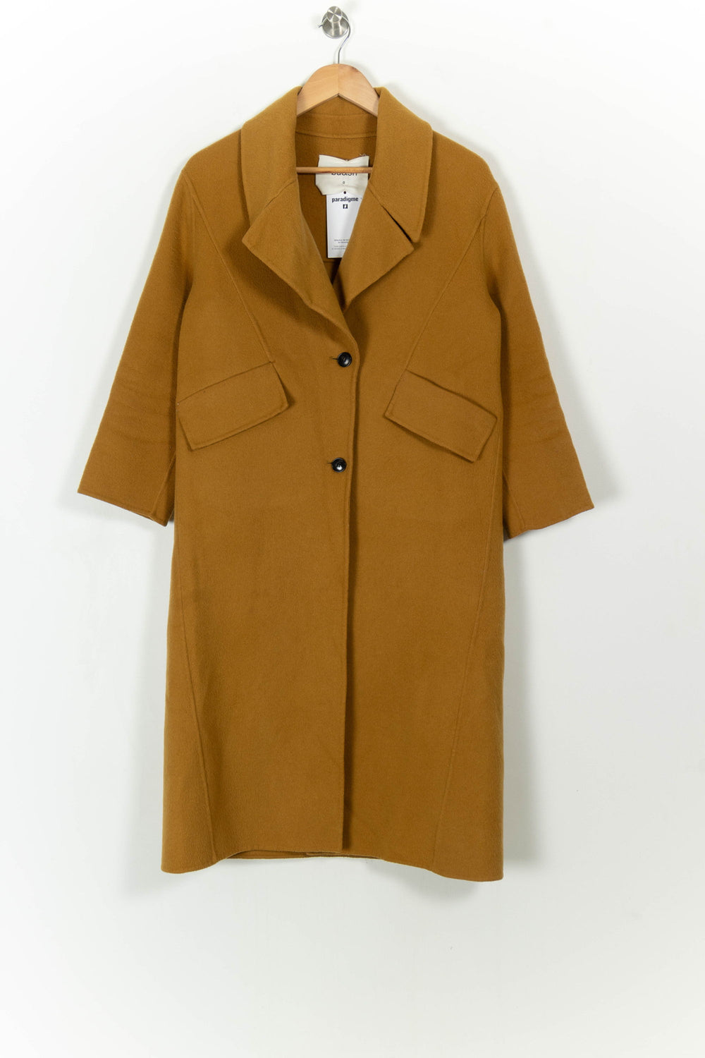 Manteau Marron - Taille XS/34 de la marque ba&sh | PARAD108715 - Vendu par Paradigme - Image 2