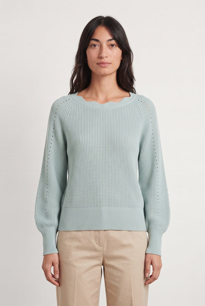 Pull Bleu - Taille S/36 de la marque Caroll | PARAD108718 - Vendu par Paradigme - Image 1