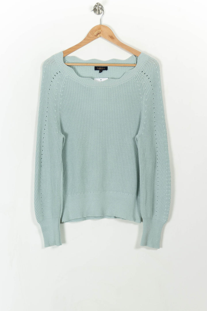 Pull Bleu - Taille S/36 de la marque Caroll | PARAD108718 - Vendu par Paradigme - Image 2