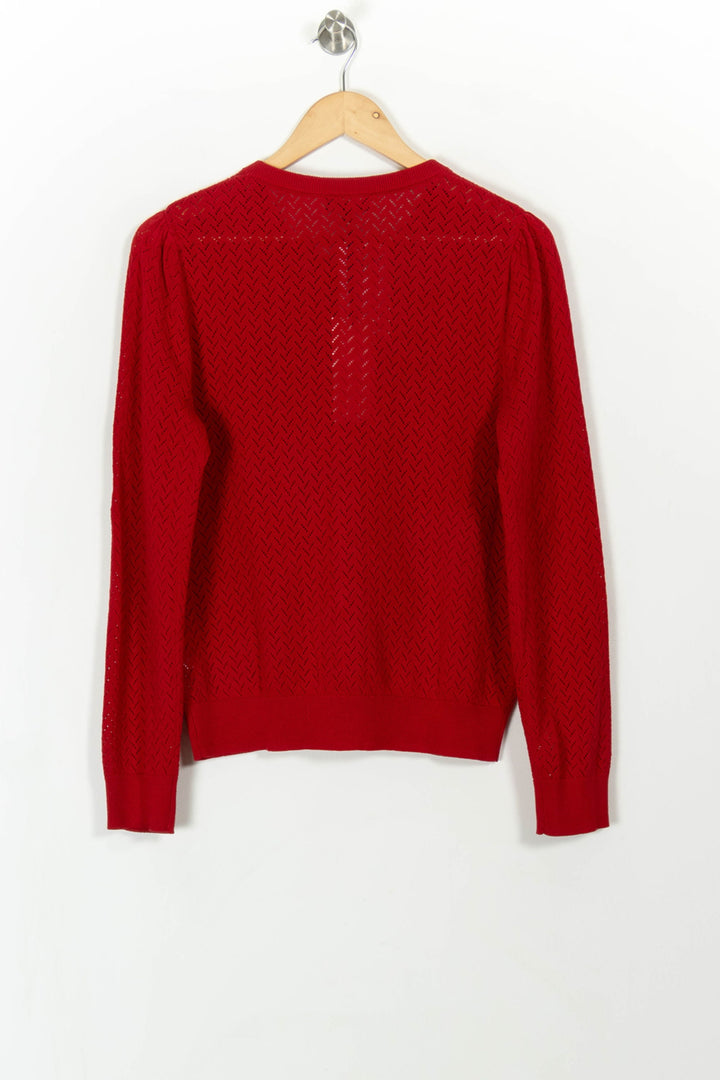 Gilet Rouge - Taille M/38 de la marque Caroll | PARAD108721 - Vendu par Paradigme - Image 4