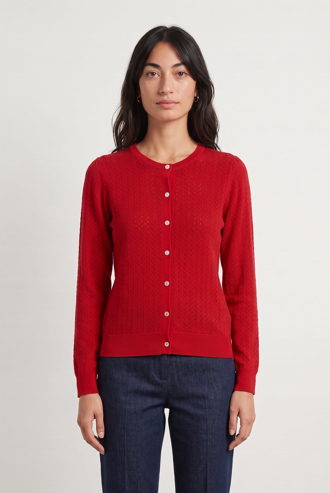 Gilet Rouge - Taille M/38 de la marque Caroll | PARAD108721 - Vendu par Paradigme - Image 1