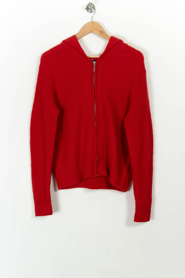 Gilet à Capuche Rouge - Taille M/38 de la marque Caroll | PARAD108723 - Vendu par Paradigme - Image 2