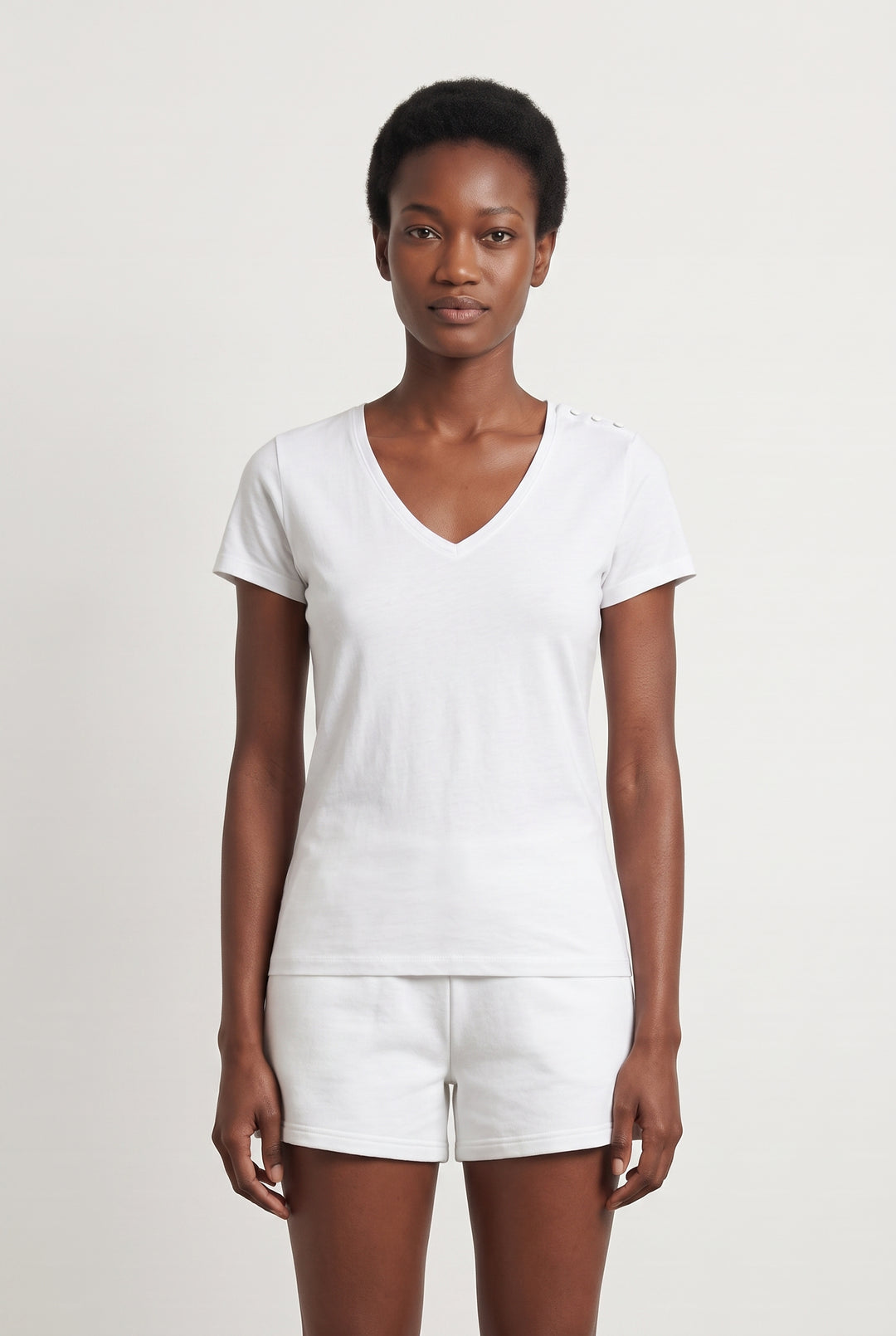 Tee-shirt Blanc - Taille S/36 de la marque Caroll | PARAD108724 - Vendu par Paradigme - Image 1