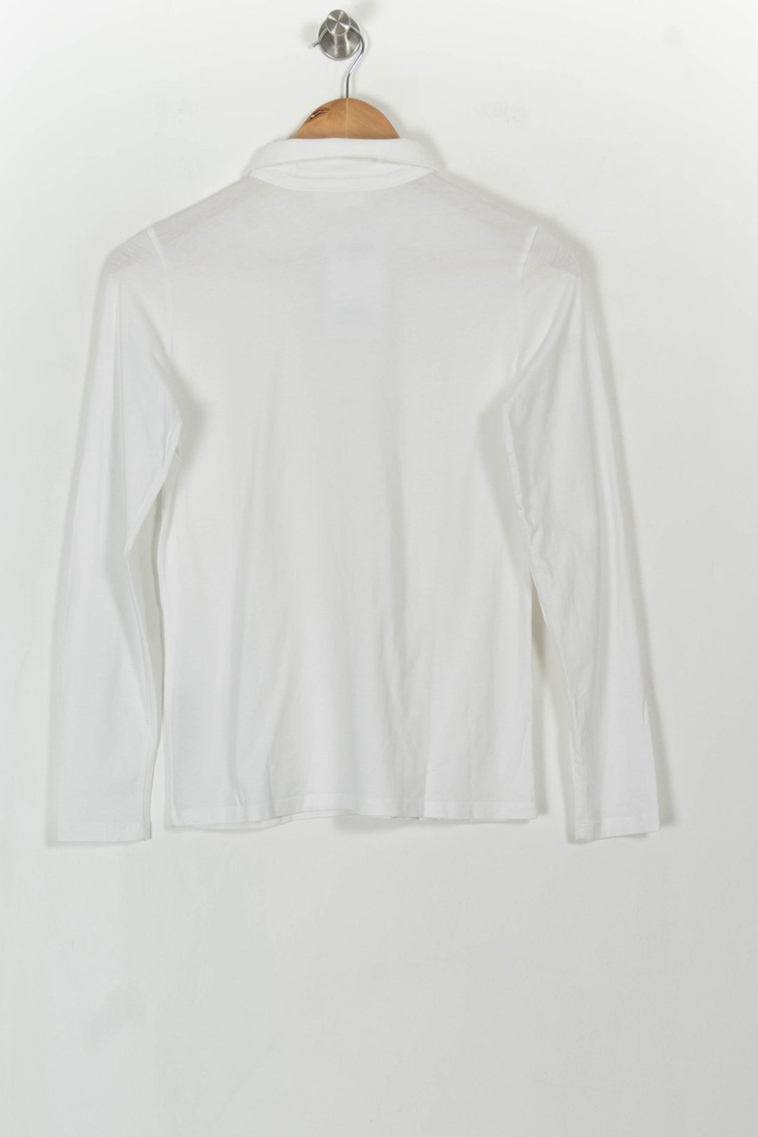 Polo Manches Longues Blanc - Taille S/36 de la marque Caroll | PARAD108726 - Vendu par Paradigme - Image 4