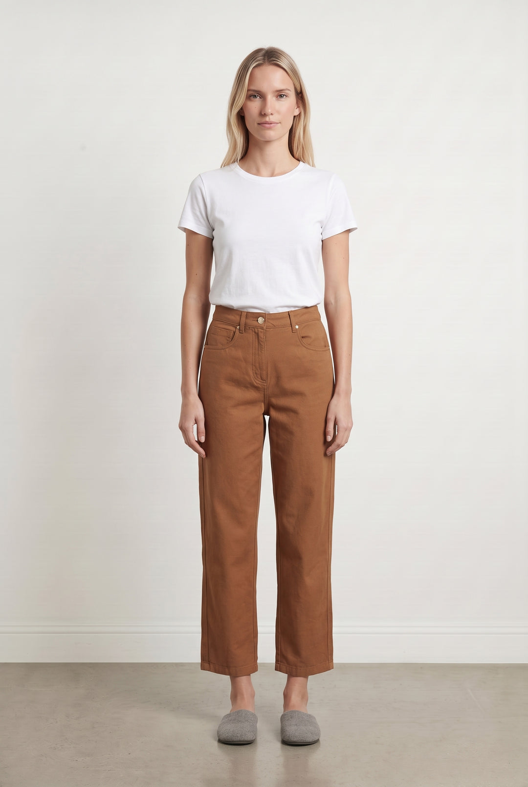 Jean Marron - Taille S/36 de la marque Caroll | PARAD108727 - Vendu par Paradigme - Image 1