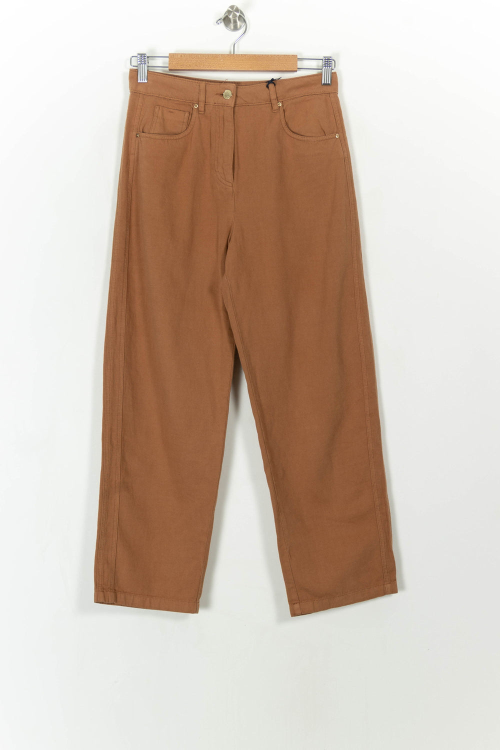 Jean Marron - Taille S/36 de la marque Caroll | PARAD108727 - Vendu par Paradigme - Image 2