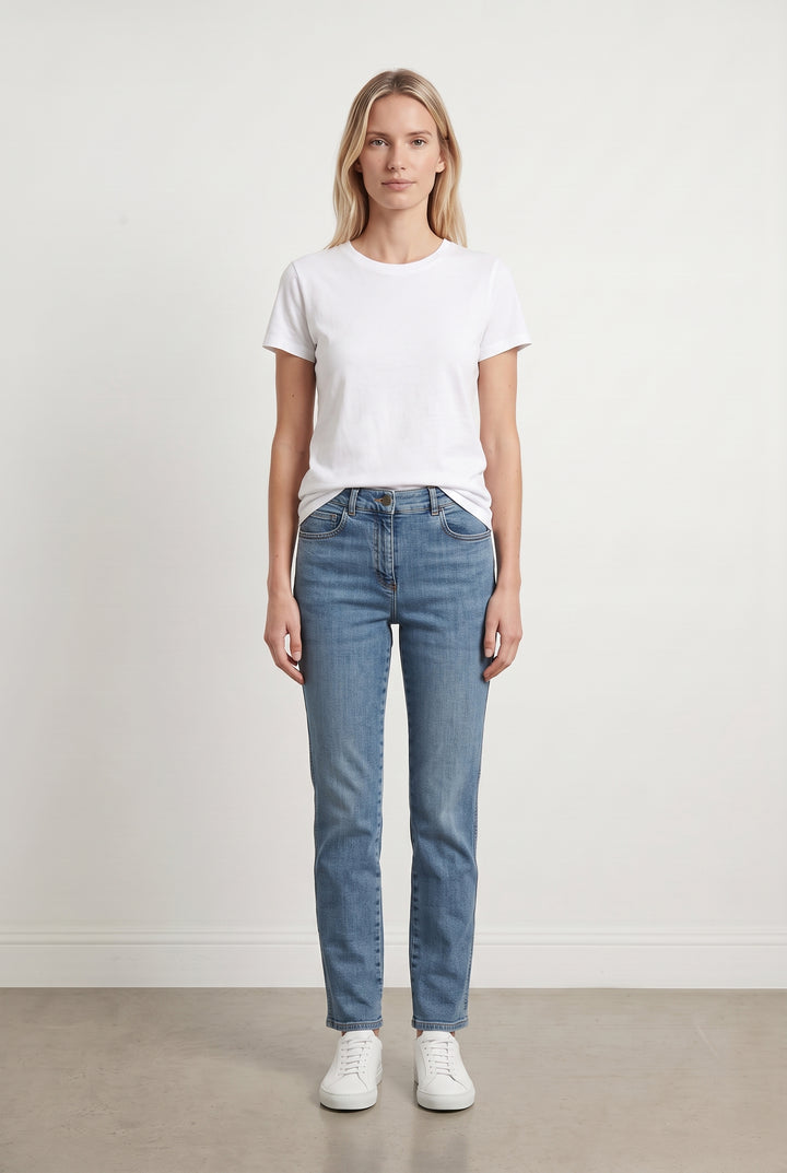 Jean Bleu - Taille M/38 de la marque Caroll | PARAD108730 - Vendu par Paradigme - Image 1