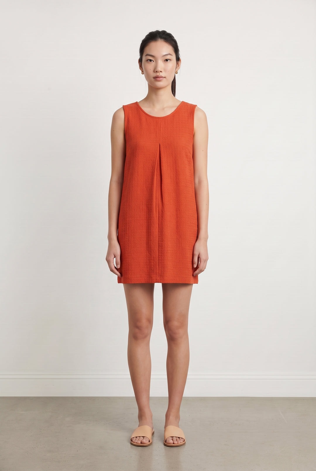 Robe Sans Manches Orange - Taille XS/34 de la marque Sessùn | PARAD108740 - Vendu par Paradigme - Image 1