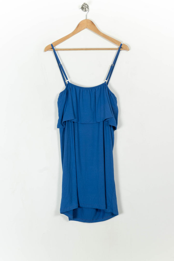 Robe à Bretelles Bleue - Taille XS/34 de la marque Des petits hauts | PARAD108742 - Vendu par Paradigme - Image 4