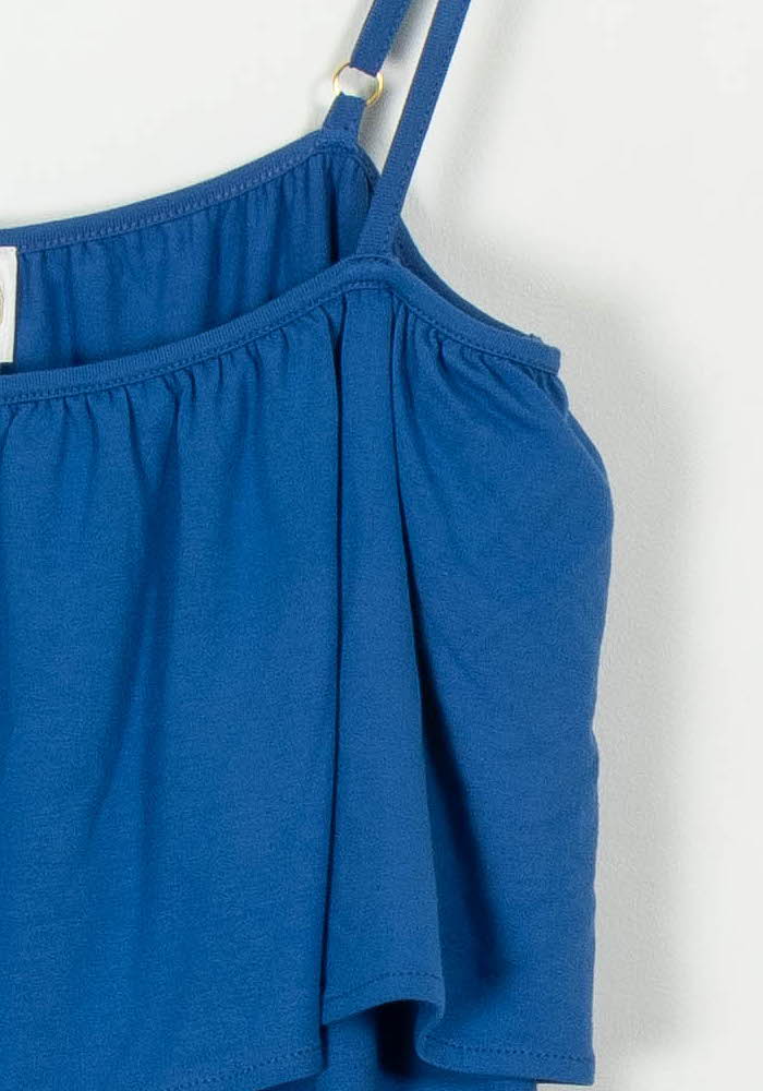 Robe à Bretelles Bleue - Taille XS/34 de la marque Des petits hauts | PARAD108742 - Vendu par Paradigme - Image 3