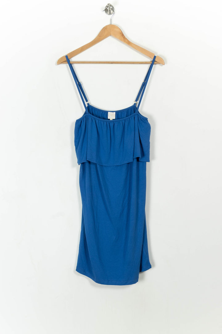 Robe à Bretelles Bleue - Taille XS/34 de la marque Des petits hauts | PARAD108742 - Vendu par Paradigme - Image 2