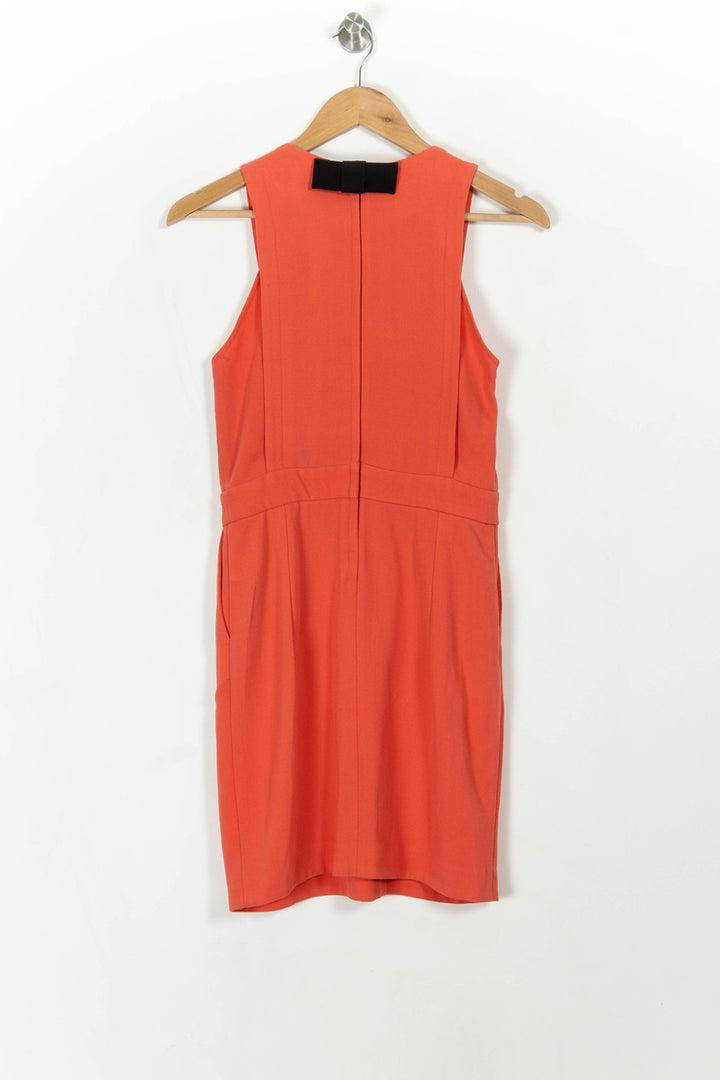 Robe Sans Manches Rouge - Taille S/36 de la marque Claudie Pierlot | PARAD108743 - Vendu par Paradigme - Image 4