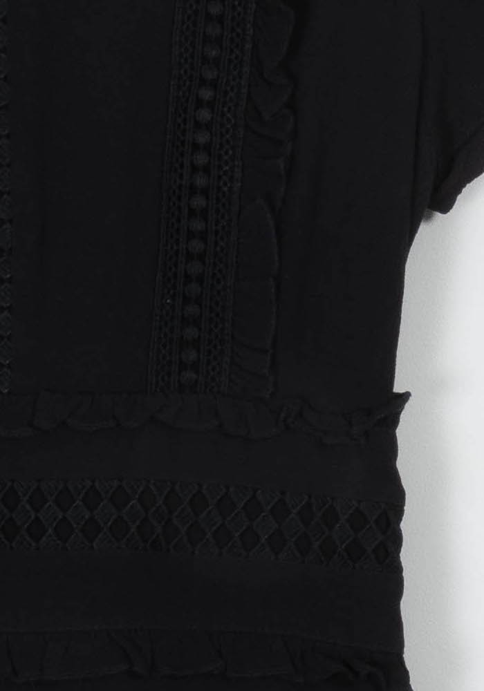 Robe Courte Noire - Taille M/38 de la marque Maje | PARAD108744 - Vendu par Paradigme - Image 3