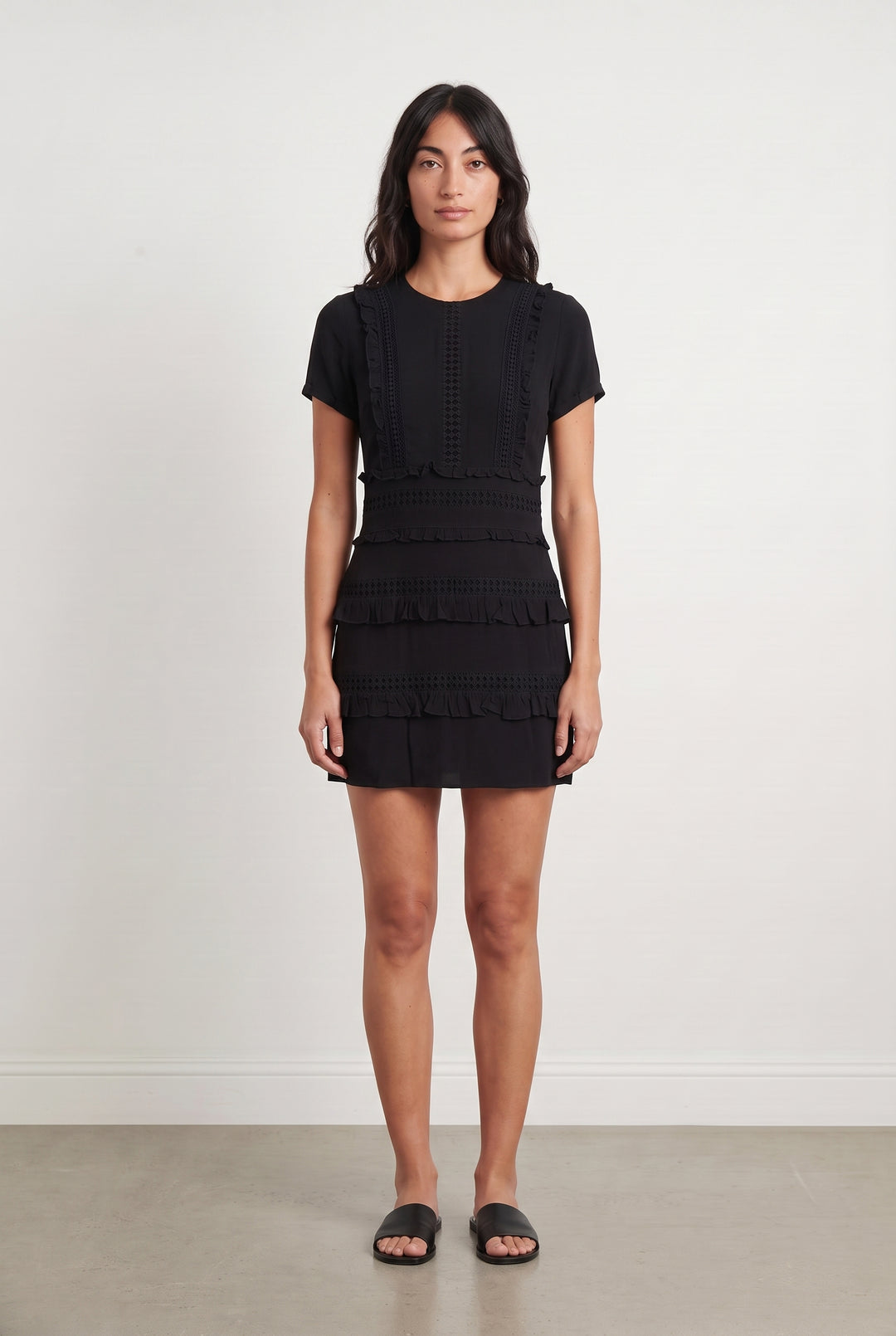 Robe Courte Noire - Taille M/38 de la marque Maje | PARAD108744 - Vendu par Paradigme - Image 1