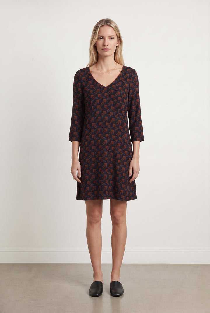 Robe Noire et Rouge - Taille M/38 de la marque La Fée Maraboutée | PARAD108748 - Vendu par Paradigme - Image 1