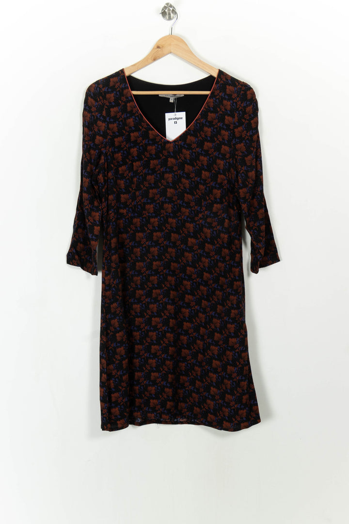 Robe Noire et Rouge - Taille M/38 de la marque La Fée Maraboutée | PARAD108748 - Vendu par Paradigme - Image 2