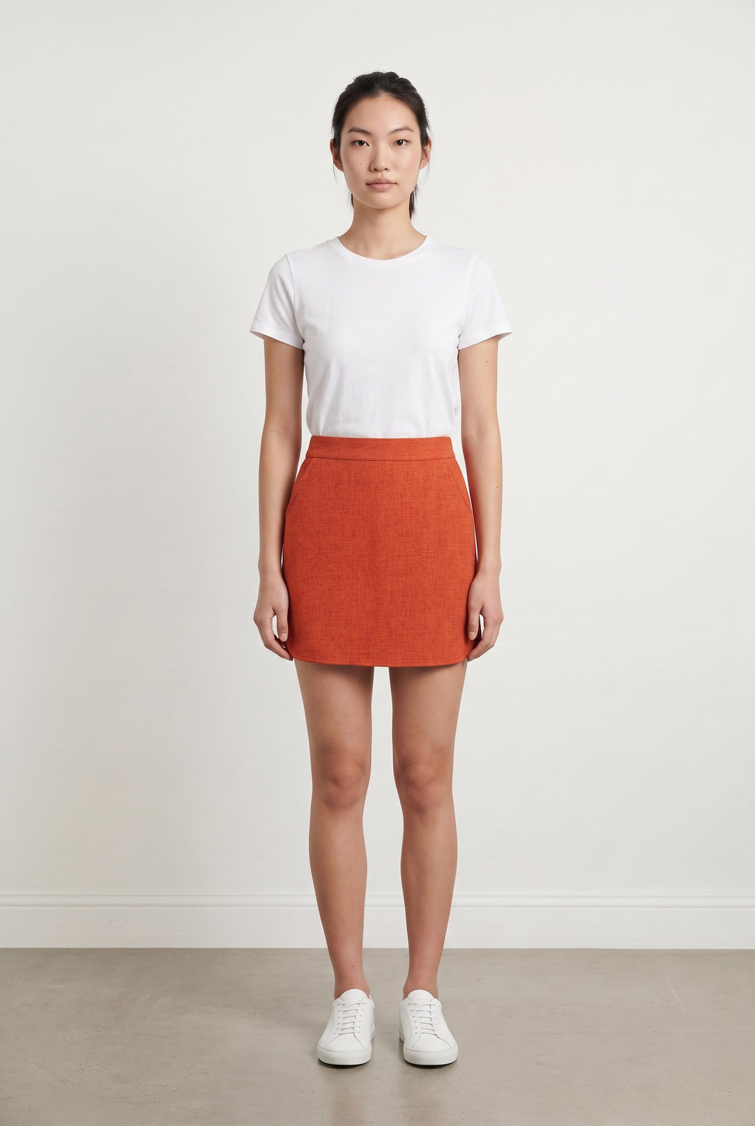 Jupe Orange - Taille M/38 de la marque La Fée Maraboutée | PARAD108755 - Vendu par Paradigme - Image 1