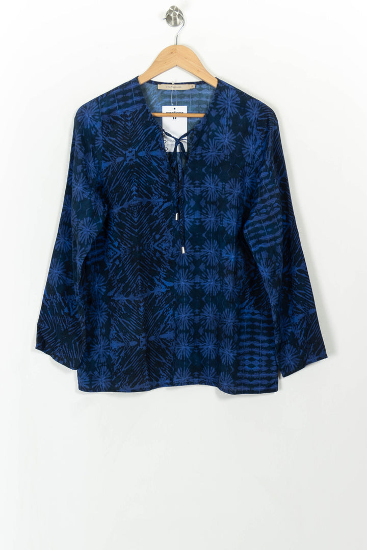 Blouse Bleue - Taille M/38 de la marque La Fée Maraboutée | PARAD108757 - Vendu par Paradigme - Image 2