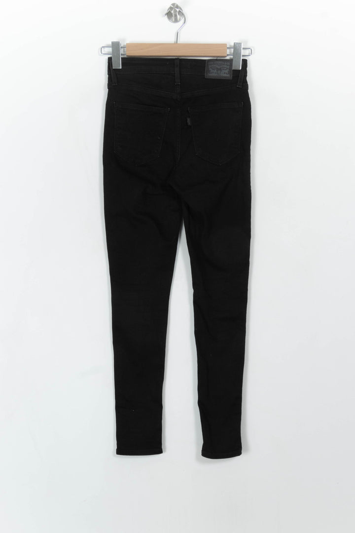 Jean Slim Noir - Taille S/36 de la marque Levi's | PARAD108758 - Vendu par Paradigme - Image 4