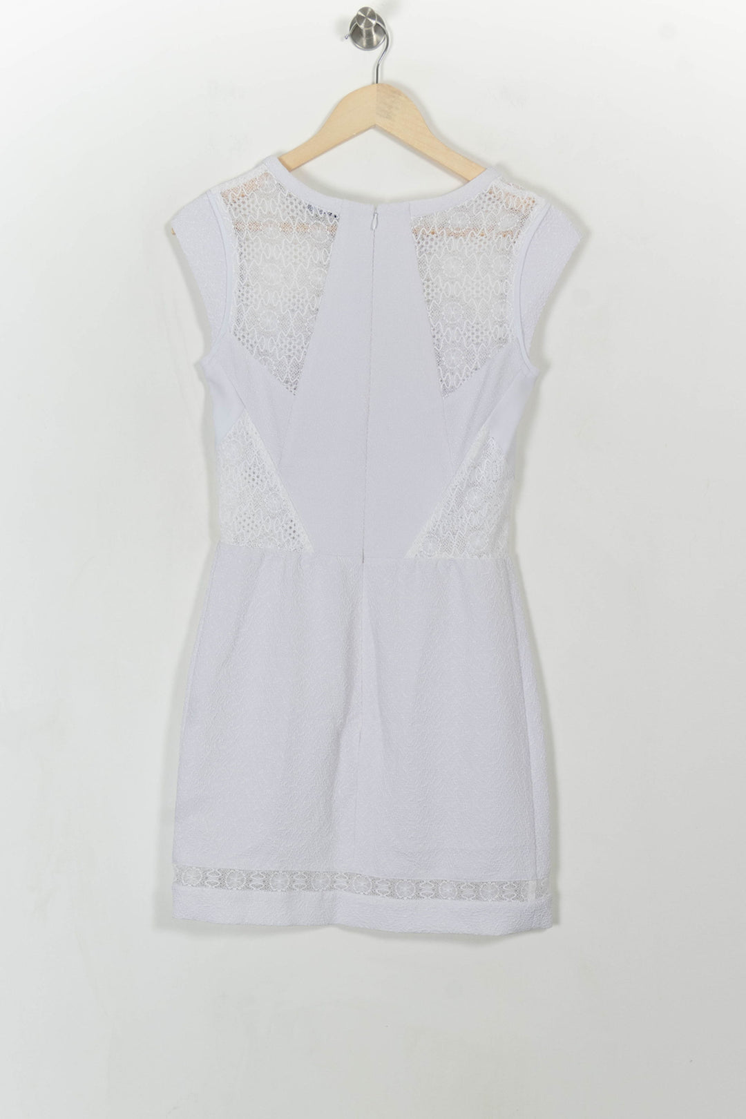 Robe Dentelle Blanche - Taille S/36 de la marque The Kooples | PARAD108759 - Vendu par Paradigme - Image 4