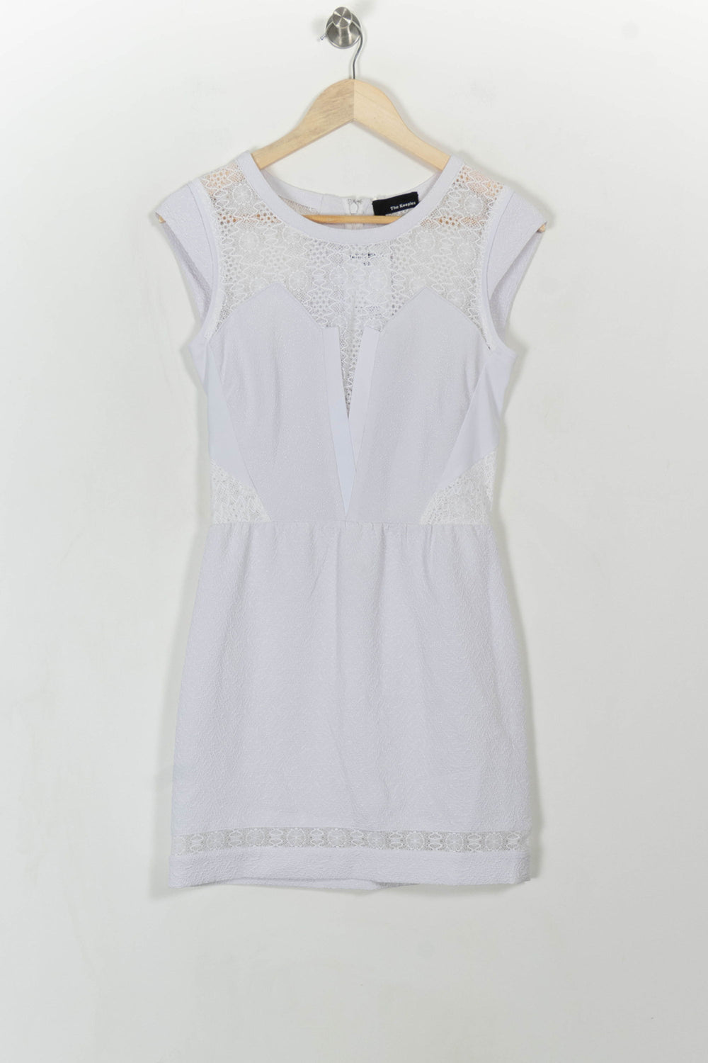 Robe Dentelle Blanche - Taille S/36 de la marque The Kooples | PARAD108759 - Vendu par Paradigme - Image 2