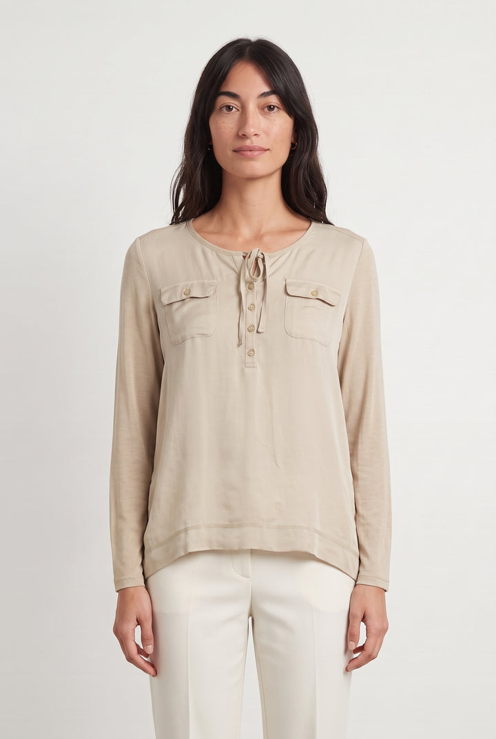 Blouse Beige - Taille S/36 de la marque Gerard Darel | PARAD108760 - Vendu par Paradigme - Image 1