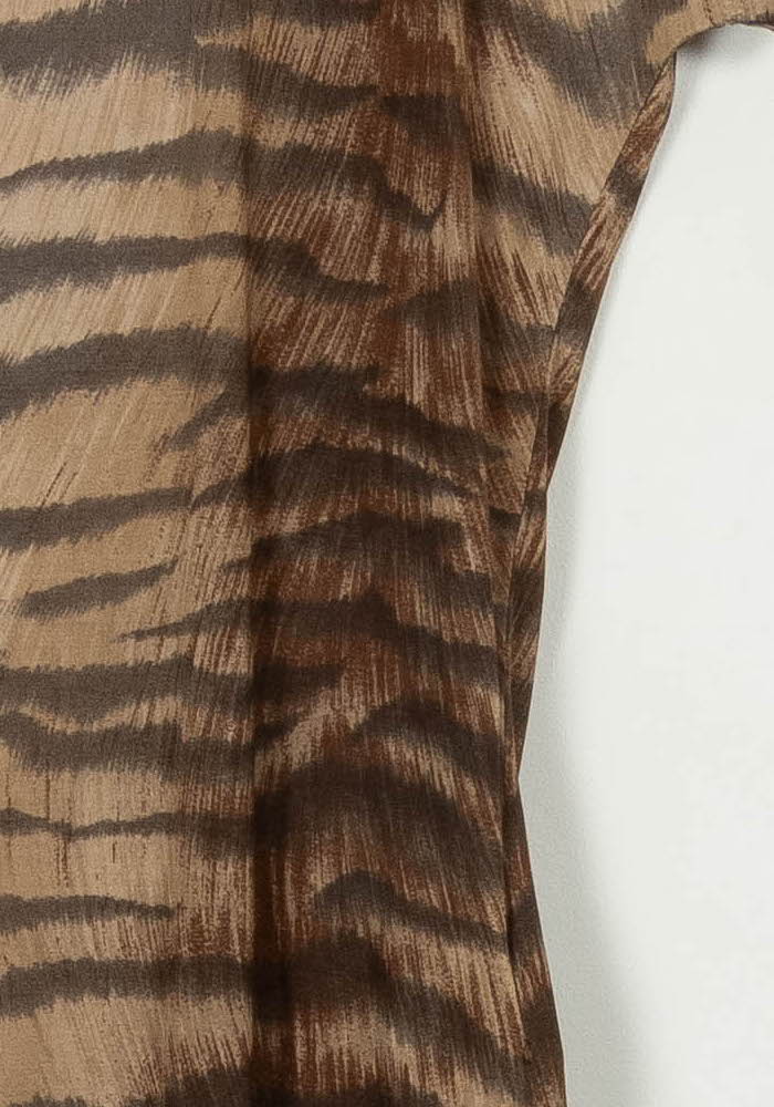 T-shirt Marron et Noir - Taille M/38 de la marque Max Mara | PARAD108761 - Vendu par Paradigme - Image 3