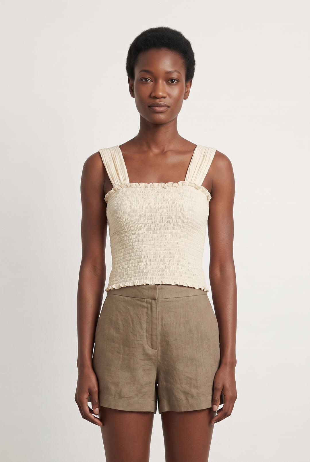 Top Beige - Taille M/38 de la marque Petite Mendigote | PARAD108763 - Vendu par Paradigme - Image 1