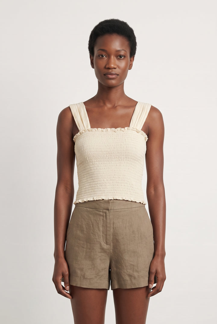 Top Beige - Taille M/38 de la marque Petite Mendigote | PARAD108763 - Vendu par Paradigme - Image 1